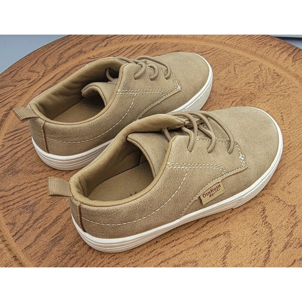 OshKosh B’Gosh Putney Toddler Boys’ Casual Shoes Tan Beige Size 7M - Picture 3 of 13